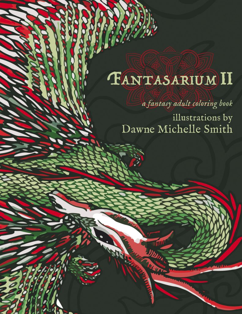 Book Cover: Fantasarium II: A Fantasy Adult Coloring Book